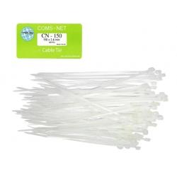 เคเบิ้ลไทร์ 6 นิ้ว C-NET Cable Tie ราคา 15 บาท ต่อ ถุง บรรจุ 100 เส้น